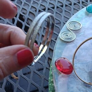 Silver Sparkle Earrings